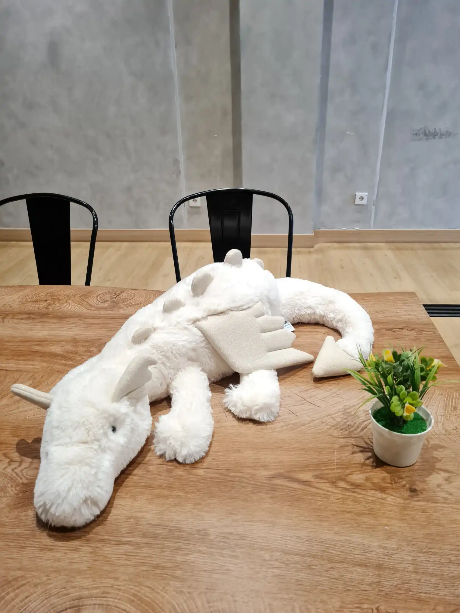 Jellycat Snow Dragon view 2