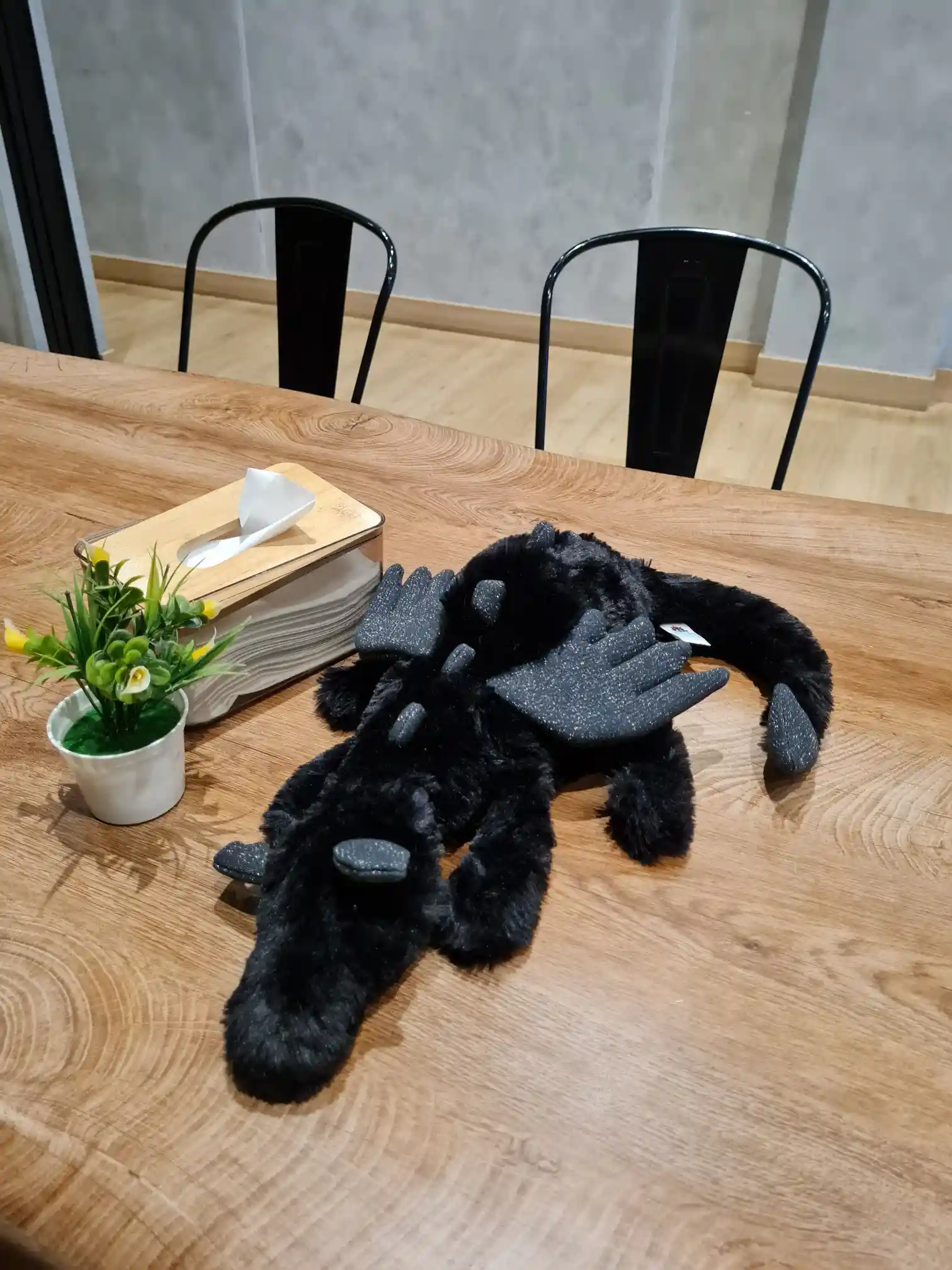 Jellycat Onyx Dragon view 2